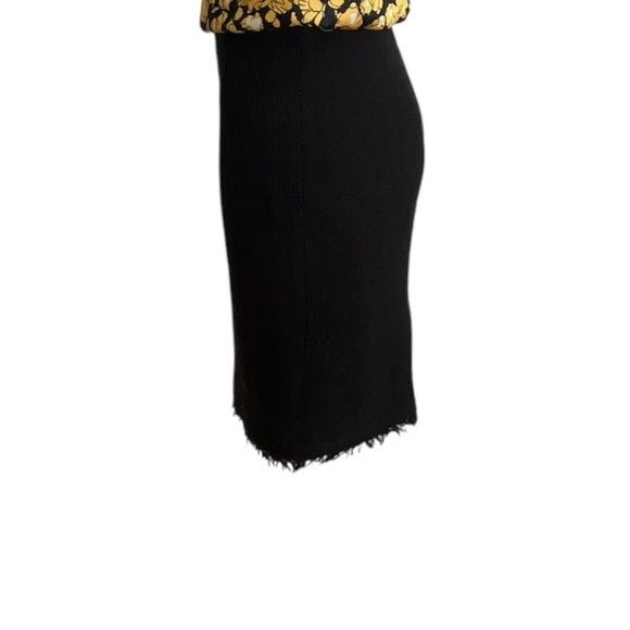 J.Crew Tweed Black Fringe High Waisted A Line Skirt - Picture 2 of 9